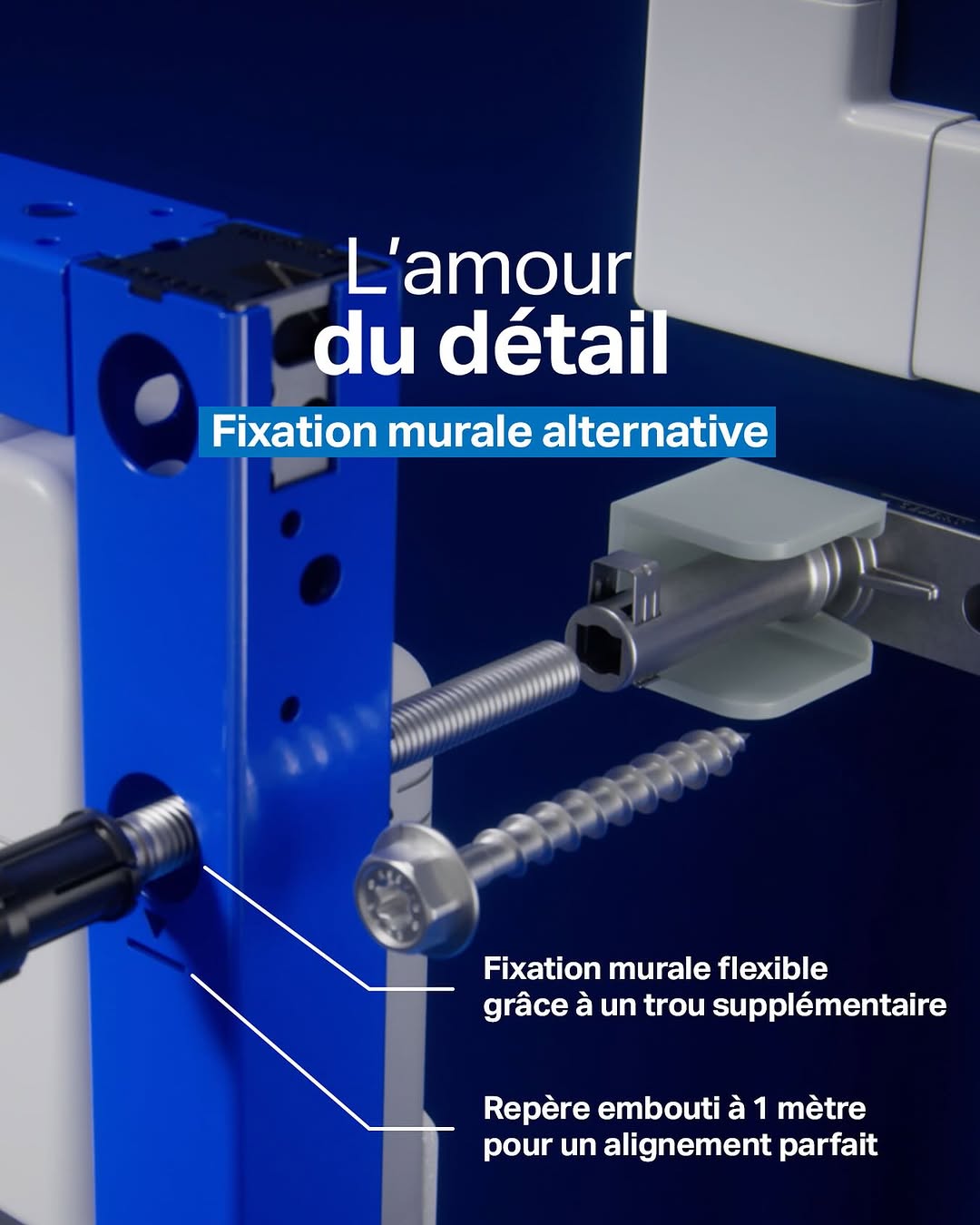 Quand la réalité du terrain dicte ses règles, Duofix s’adapte. 💥

Parce que chaque mur a ses contraintes, le nouveau bâti-support Duofix intègre une position alternative de fixation murale pour contourner câbles, obstacles ou imprévus du terrain. Une libe